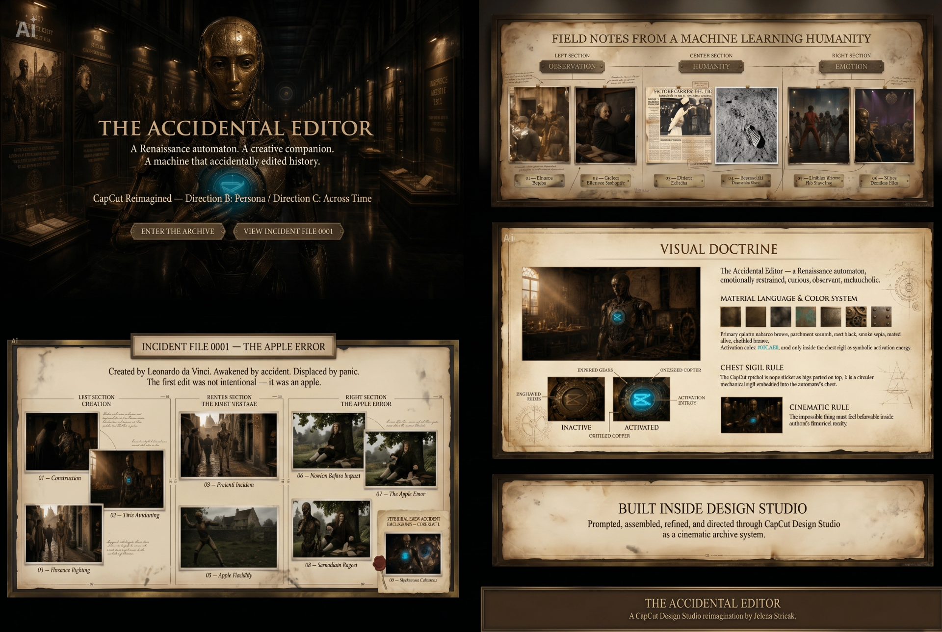 The Accidental Editor — character system reference sheet