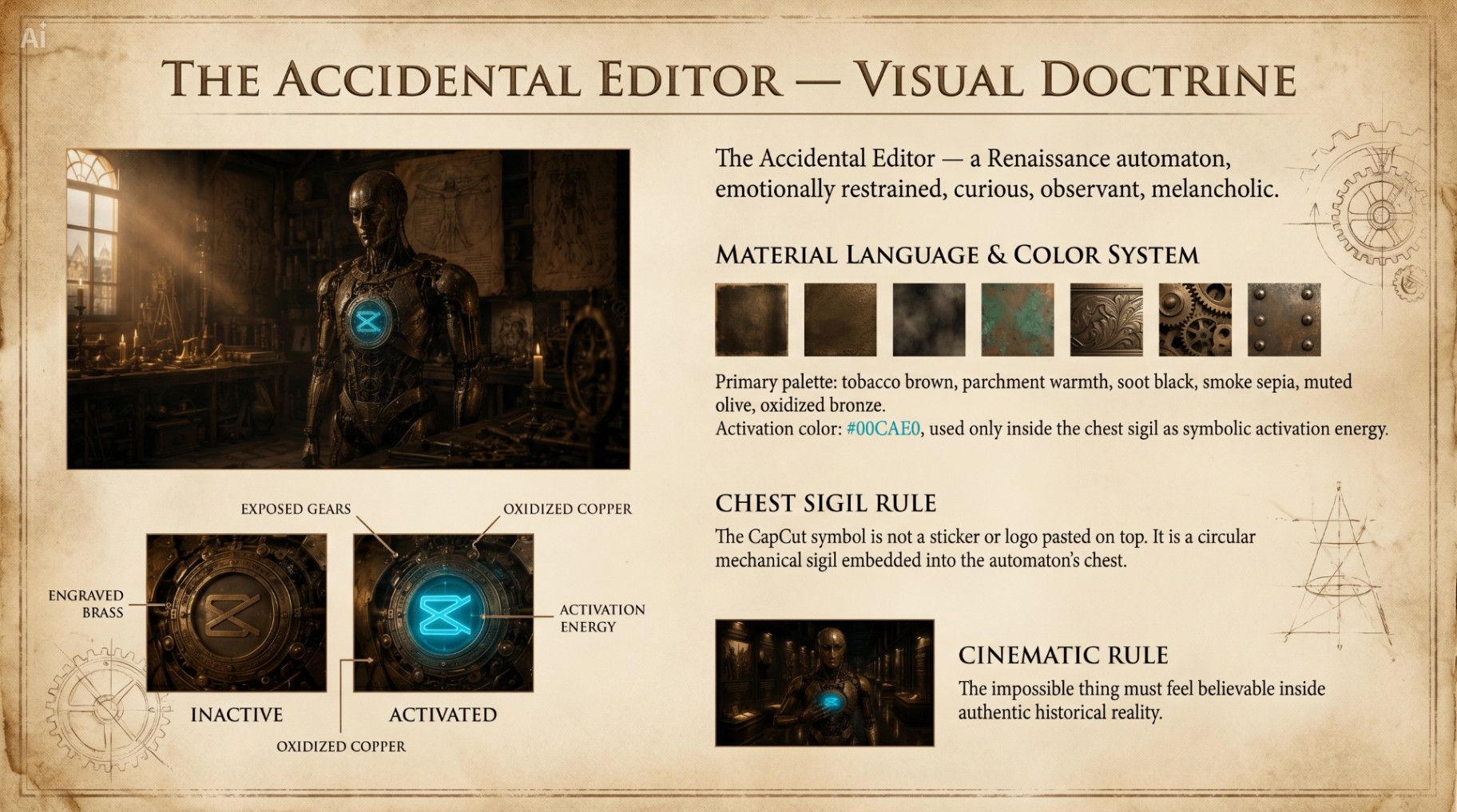 The Accidental Editor — visual doctrine